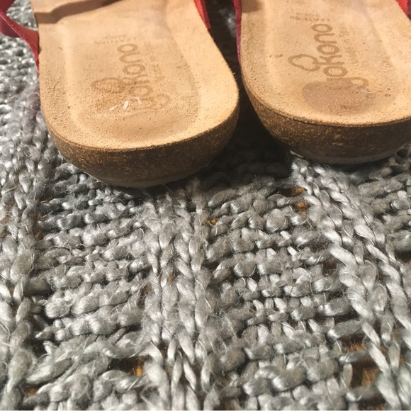 Yokono sandals/size 9/ red - Picture 2 of 7